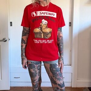 Vintage 1980s Safeway Bread Plant Graphic T-Shirt